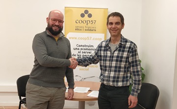 Signem el primer pacte de finançament amb Coop57