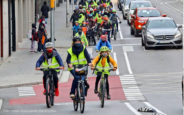 Ens reunim amb els impulsors del Bicibús a Catalunya