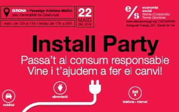 Participem a la InstallParty organitzada per l’Ateneu Cooperatiu de Girona