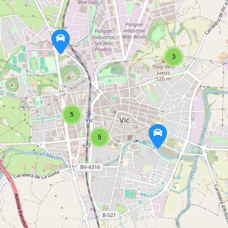 Mobilitat elèctrica compartida a Vic
