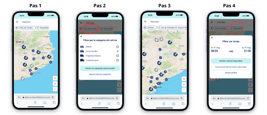 Reserva el teu vehicle Som Mobilitat per les vacances en només 4 passos!