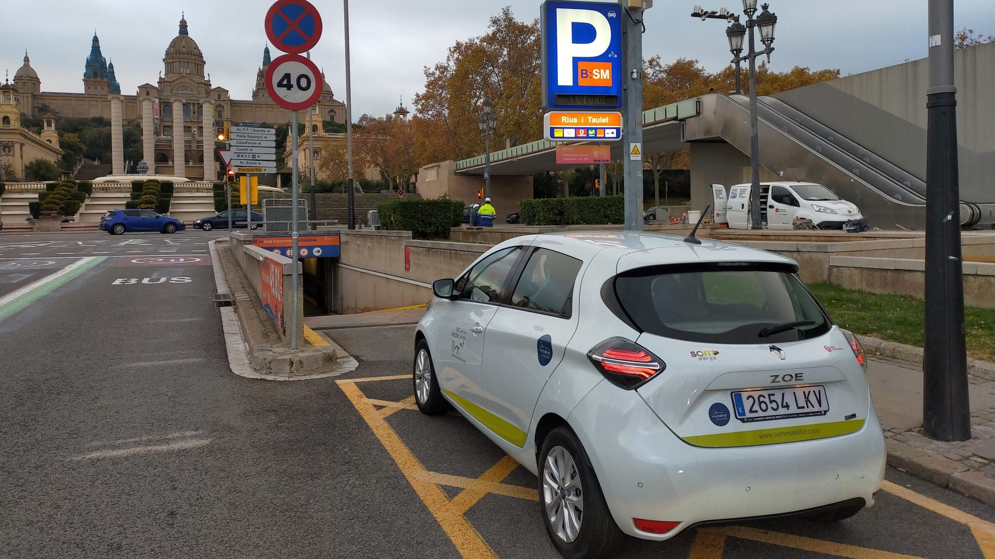 Aparcament BSM Rius i Taulet-Fonts Montjuïc-Fira – Barcelona