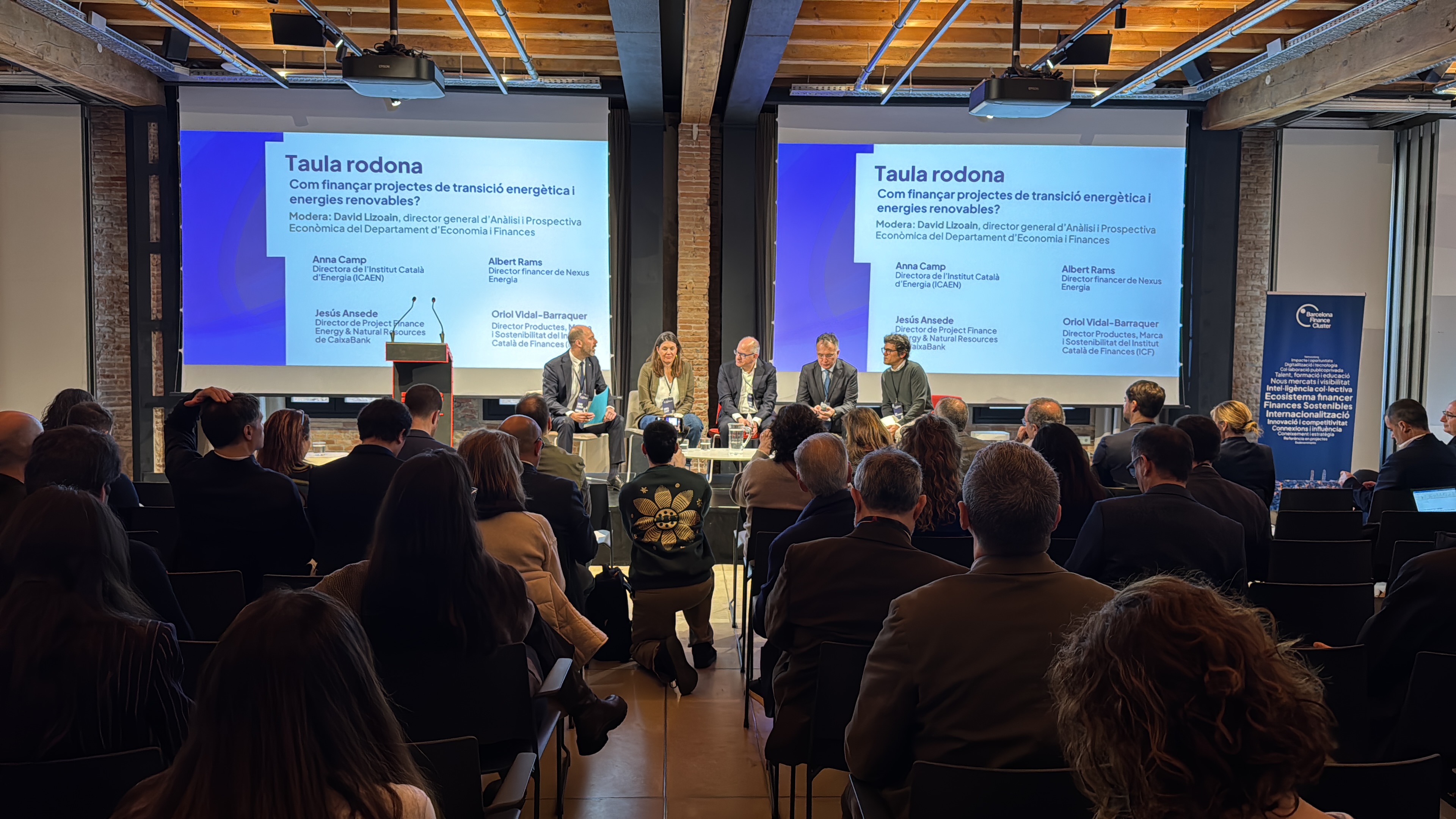 Participem en les jornades “Finances per al creixement empresarial i la transició energètica a Catalunya”