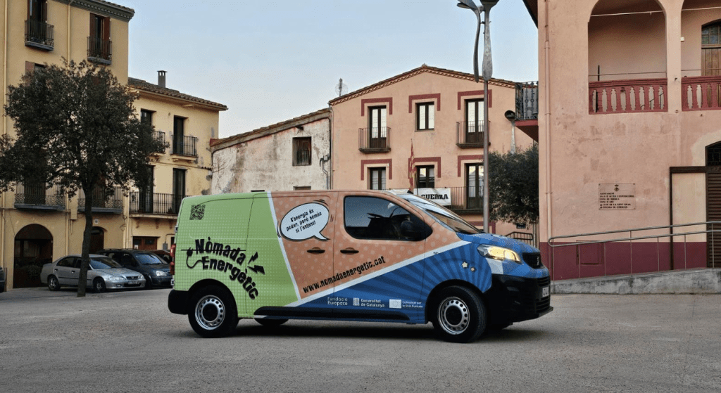 Som Mobilitat acompanya el Nòmada Energètic en la seva ruta per les comarques de Girona