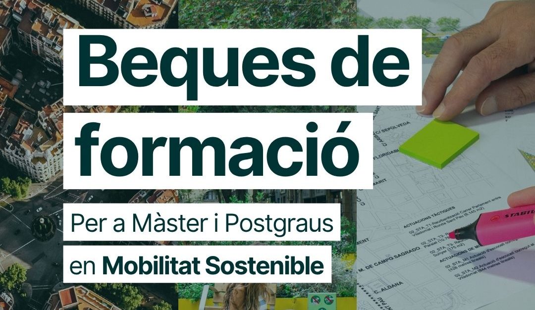 Beques de formació de l’Escola de Mobilitat Sostenible