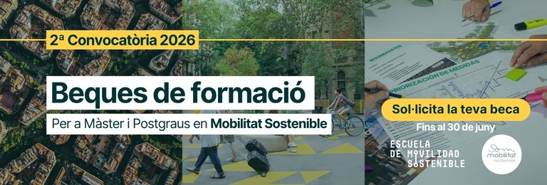 Beques de formació de l'Escola de Mobilitat Sostenible